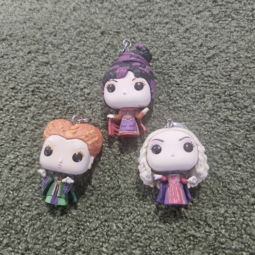 Funko Colorful Witch Trio Keychain Set